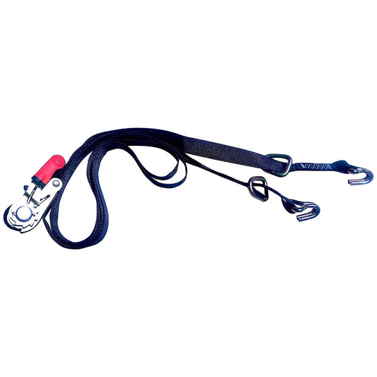 Suncoast Marine and Auto offers Rod Saver PWC Rubber Ratchet Gunwale Tie-Down - 1" x 10 [PWCGW10]