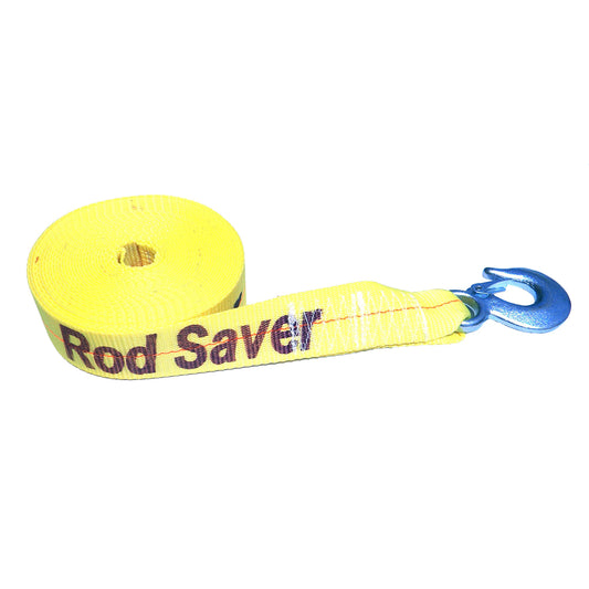 Suncoast Marine and Auto offers Rod Saver Heavy-Duty Winch Strap Replacement - Yellow - 2" x 20 [WSY20]