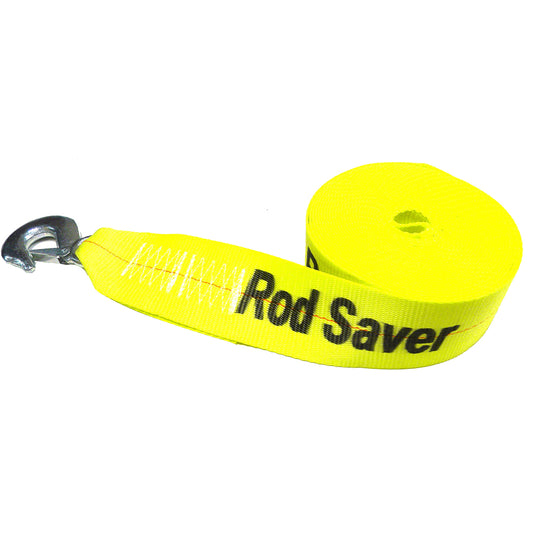 Suncoast Marine and Auto offers Rod Saver Heavy-Duty Winch Strap Replacement - Yellow - 3" x 20 [WS3Y20]