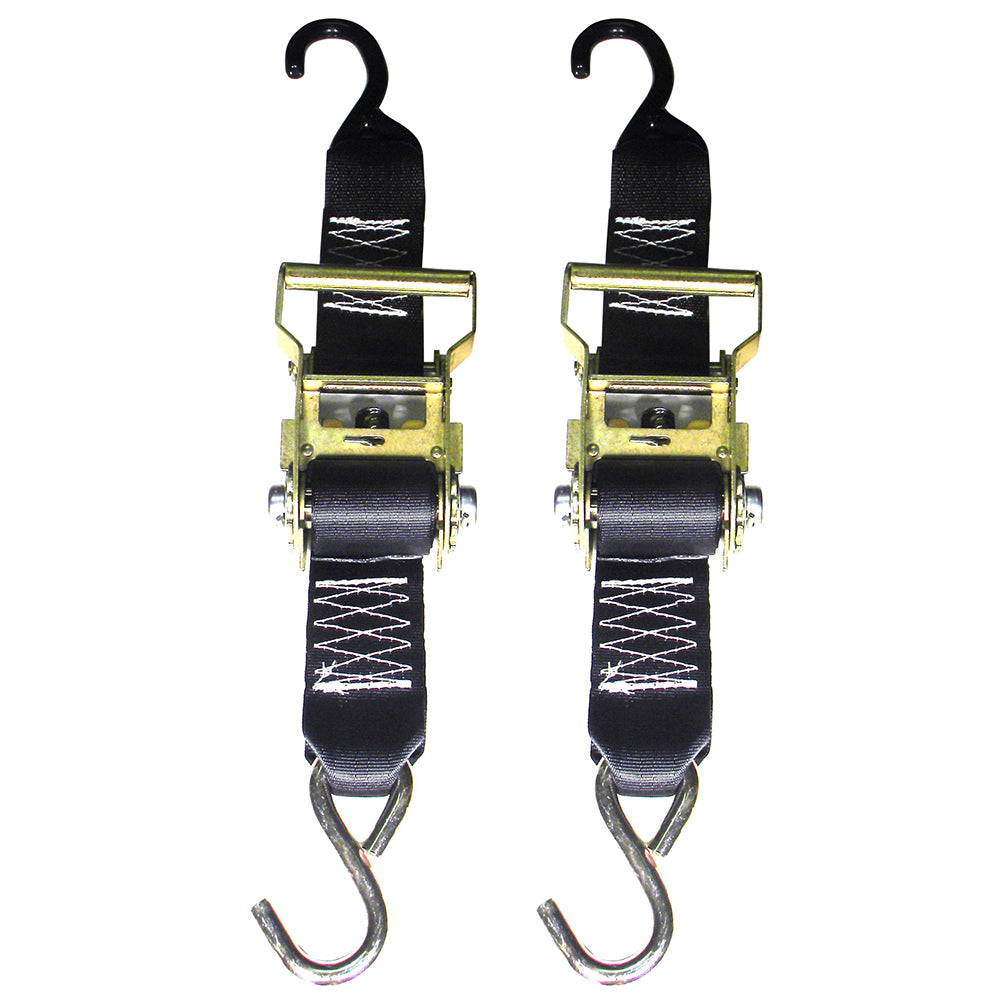 Suncoast Marine and Auto offers Rod Saver Heavy-Duty Ratchet Trailer Tie-Down - 2" x 3 - Pair [R2TTD3]