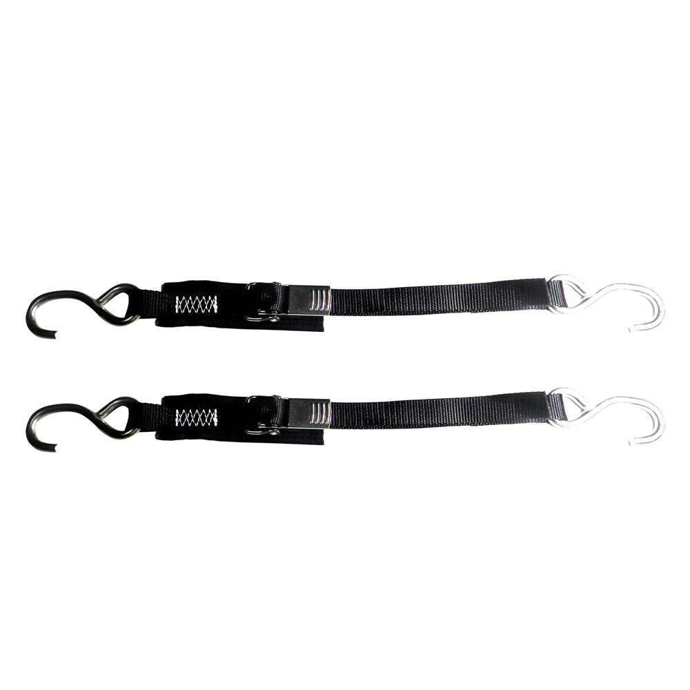 Suncoast Marine and Auto offers Rod Saver Stainless Steel Quick Release Transom Tie-Down - 1" x 4 - Pair [SS1QRTD4]