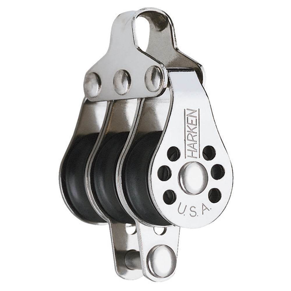 Suncoast Marine and Auto offers Harken 22mm Triple Micro Block w/Becket- Fishing [229F]