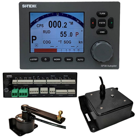 Suncoast Marine and Auto offers SI-TEX SP38-2 Autopilot Core Pack Including Flux Gate Compass Rotary Feedback, No Pump [SP38-2]