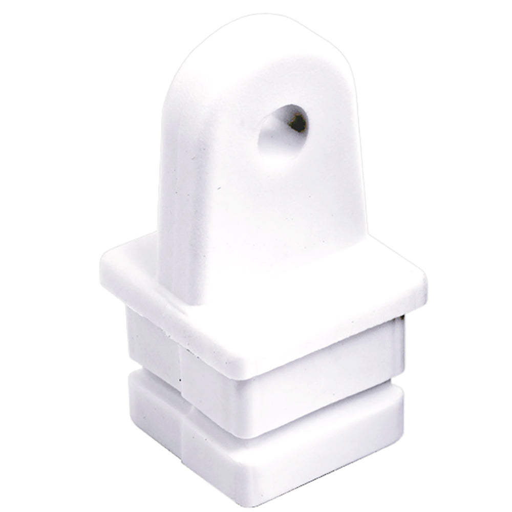 Suncoast Marine and Auto offers Sea-Dog Nylon Square Tube Top Insert - White - 1" [273581-1]