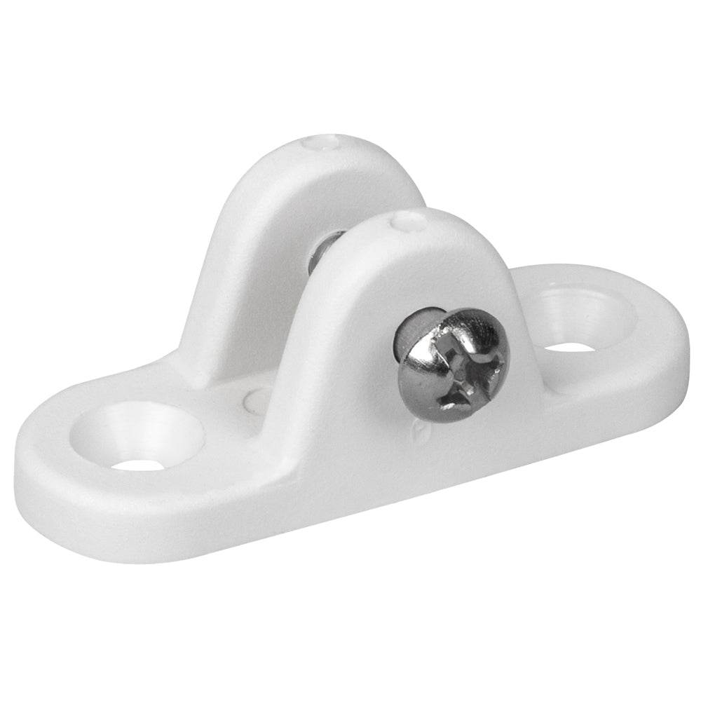 Suncoast Marine and Auto offers Sea-Dog Nylon Small Deck Hinge - White [273206-1]