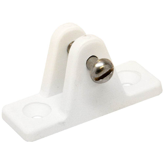 Suncoast Marine and Auto offers Sea-Dog Nylon Angled Deck Hinge - White [273231-1]