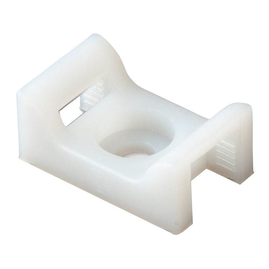 Ancor Cable Tie Mount - Natural - #10 Screw - 100-Piece (199263) - Suncoast Marine and Auto Supply 