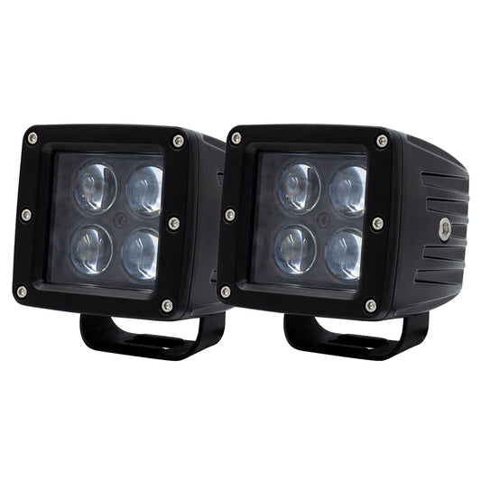 Suncoast Marine and Auto offers HEISE 3" 4 LED Cube Light - 2-Pack [HE-ICL2PK]