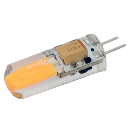 Suncoast Marine and Auto offers Lunasea Natural White G4 Bulb 2W 10-30VDC Bottom Pin Silicon Encapsulated [LLB-21KC-71-00]