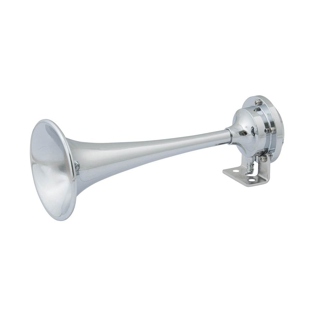 Suncoast Marine and Auto offers Marinco 12V Chrome Plated Single Trumpet Mini Air Horn [10107]