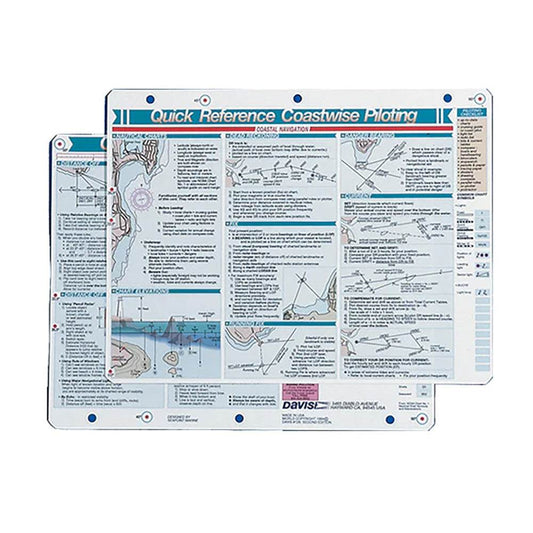 Suncoast Marine and Auto offers Davis Quick Reference Coastwise Piloting Card [126]