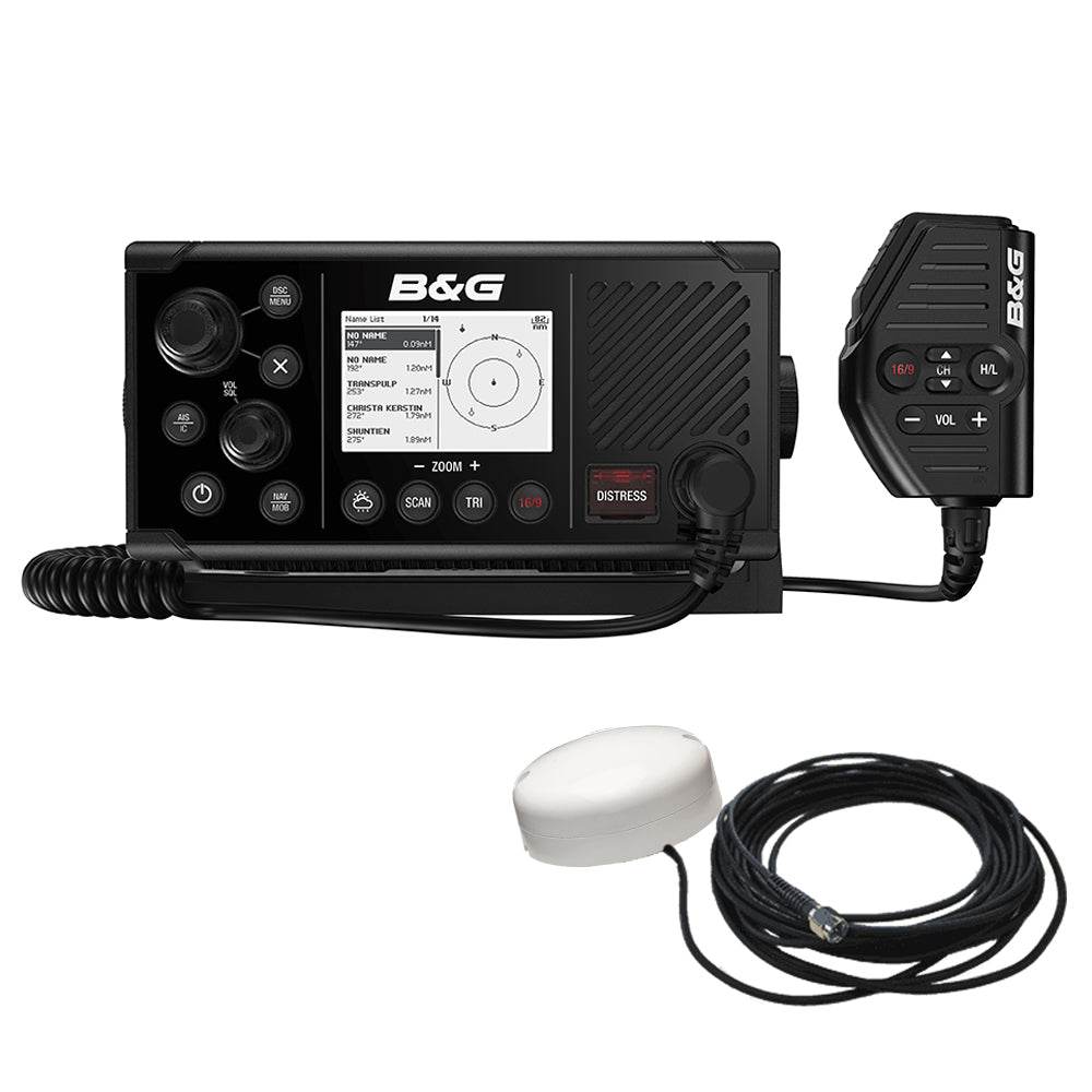 Suncoast Marine and Auto offers BG V60-B VHF Marine Radio w/DSC, AIS (Receive Transmit) GPS-500 GPS Antenna [000-14819-001]