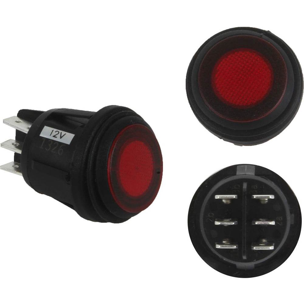 Suncoast Marine and Auto offers RIGID Industries 3 Position Rocker Switch - Red [40181]