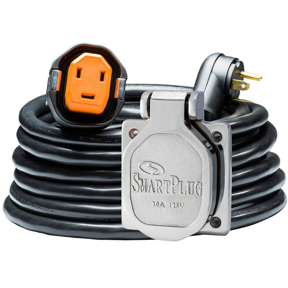 Suncoast Marine and Auto offers SmartPlug RV Kit 30 AMP Dual Configuration Cordset Stainless Steel Inlet Combo - 30 [R30303BM30NT]