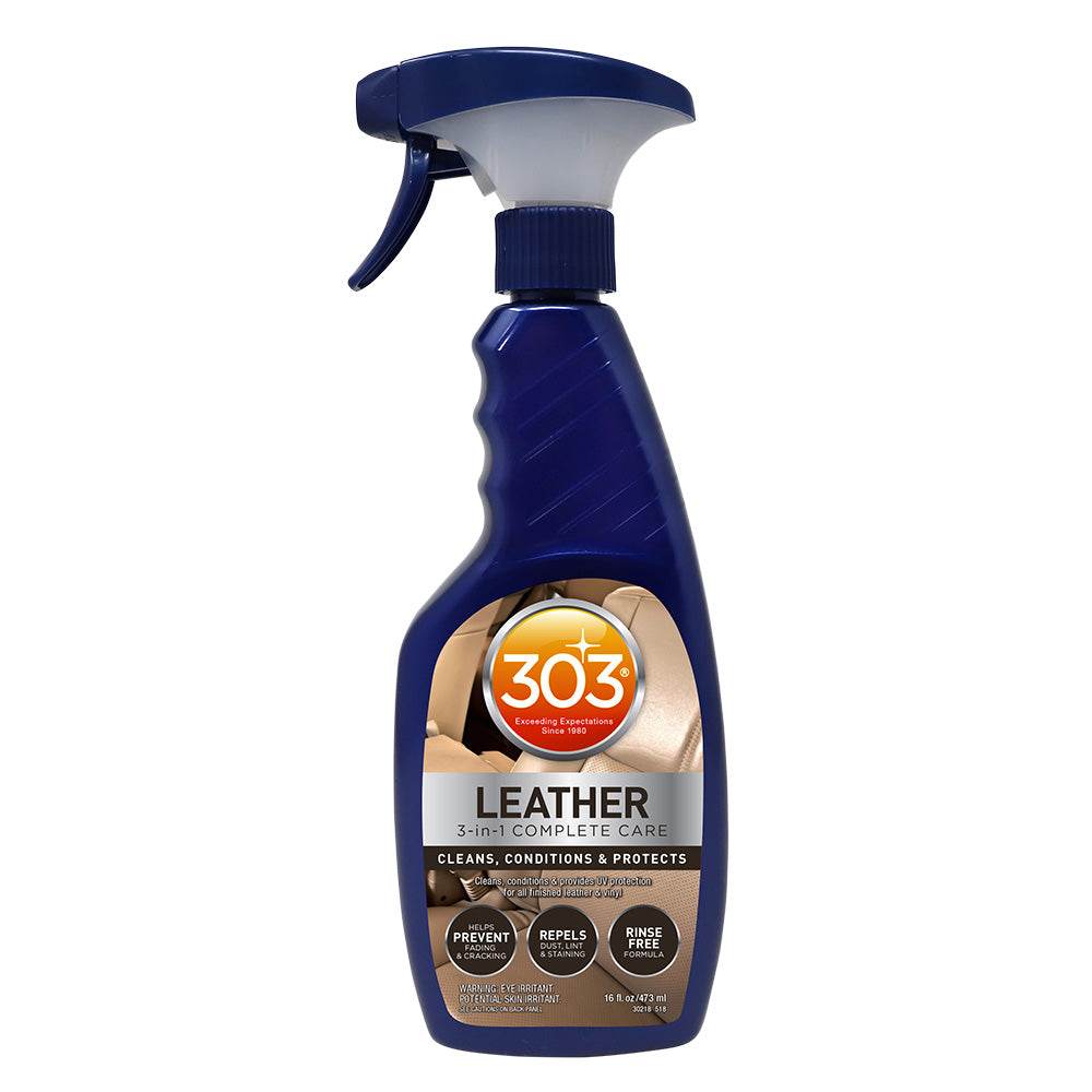 Suncoast Marine and Auto offers 303 Automotive Leather 3-In-1 Complete Care - 16oz [30218]