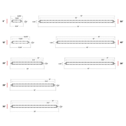 Suncoast Marine and Auto offers RIGID Industries SR-Series PRO 6" Lightbar - Diffused LED - Black Housing [906513]