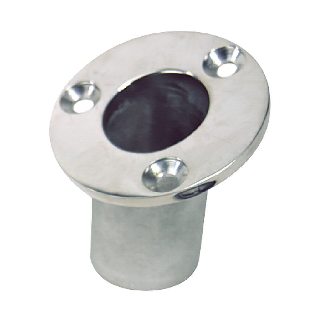 Suncoast Marine and Auto offers Sea-Dog Flush Mount Flagpole Socket - 25 - 1-1/4" ID - 316 Stainless Steel [491713-1]