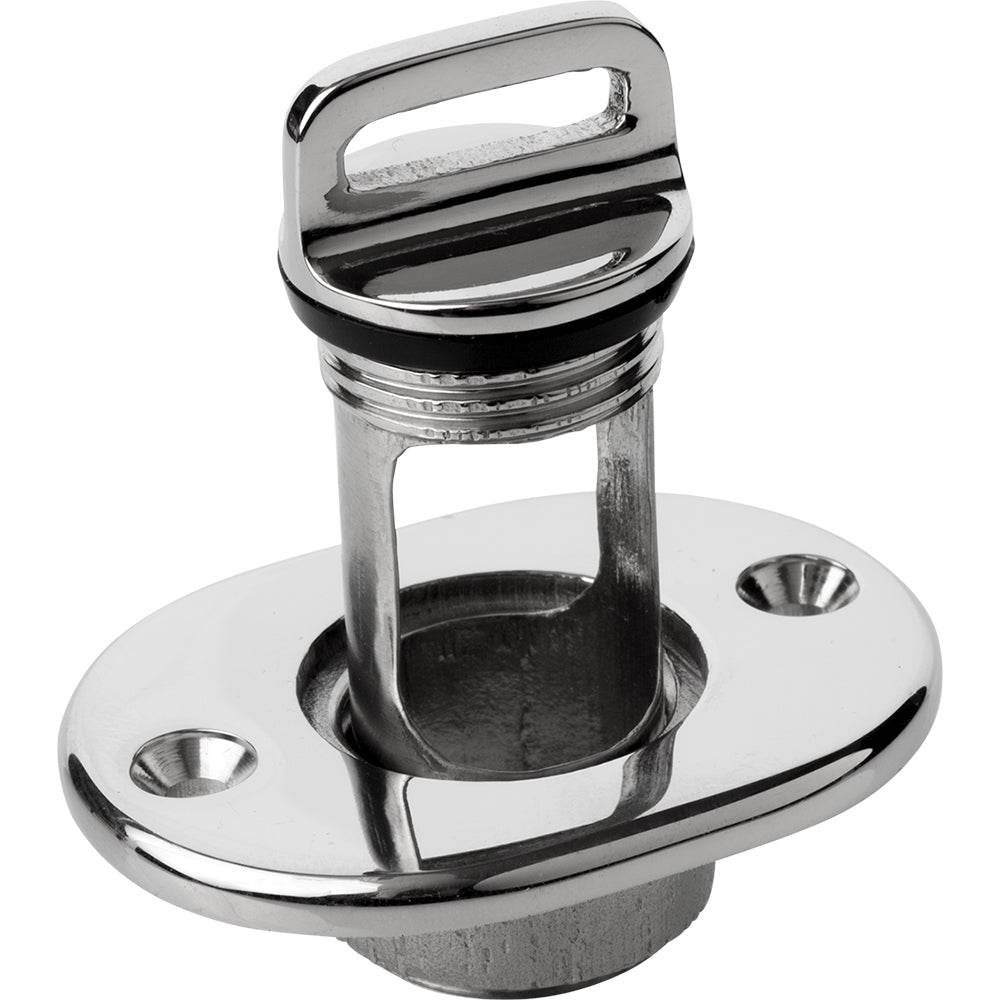 Suncoast Marine and Auto offers Sea-Dog Oblong Captive Garboard Drain Plug - 316 Stainless Steel [520065-1]