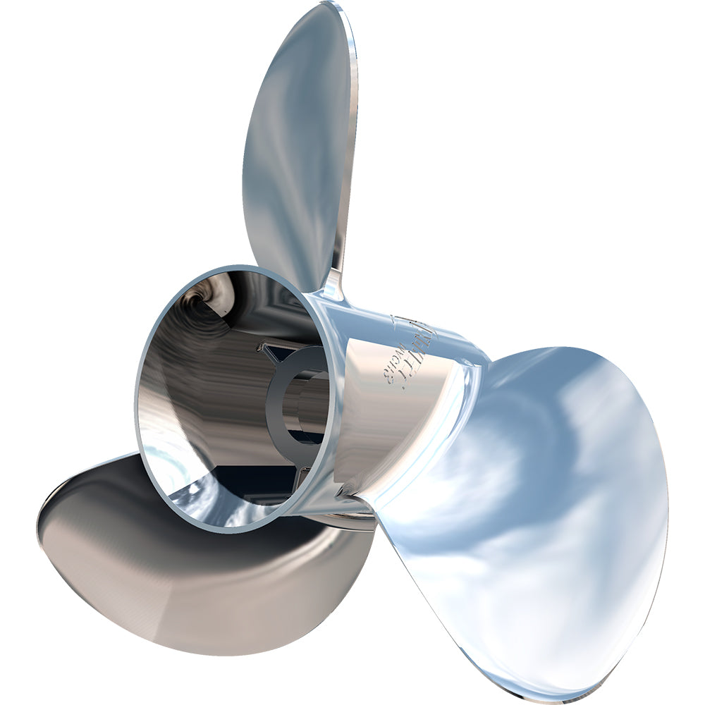 Suncoast Marine and Auto offers Turning Point Express Mach3 - Left Hand - Stainless Steel Propeller - EX-1415-L - 3-Blade - 15" x 15 Pitch [31501522]