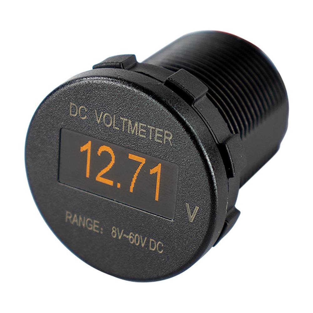 Suncoast Marine and Auto offers Sea-Dog OLED Voltmeter - Round [421600-1]