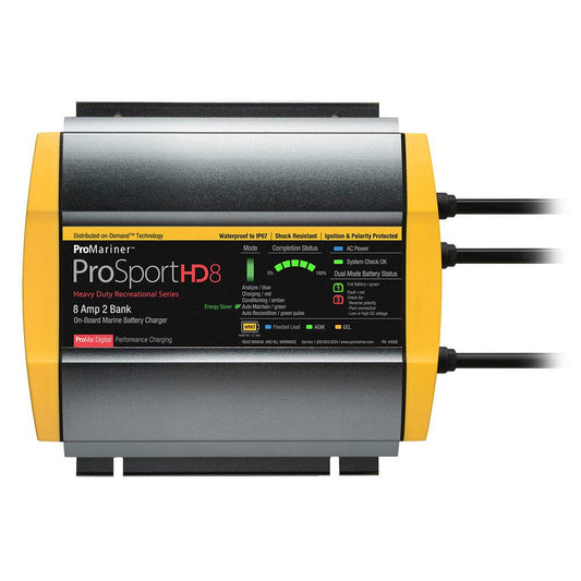 Suncoast Marine and Auto offers ProMariner ProSportHD 8 Gen 4 - 8 Amp - 2 Bank Battery Charger [44008]