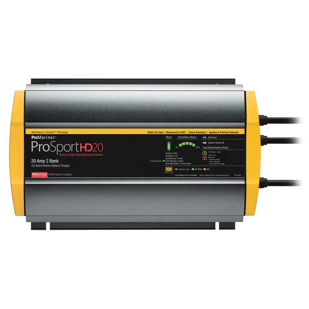 Suncoast Marine and Auto offers ProMariner ProSportHD 20 Gen 4 - 20 Amp - 2 Bank Battery Charger [44020]