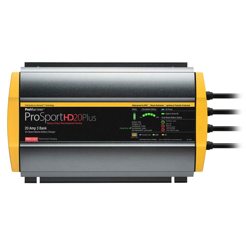 Suncoast Marine and Auto offers ProMariner ProSportHD 20 Plus Gen 4 - 20 Amp - 3 Bank Battery Charger [44021]