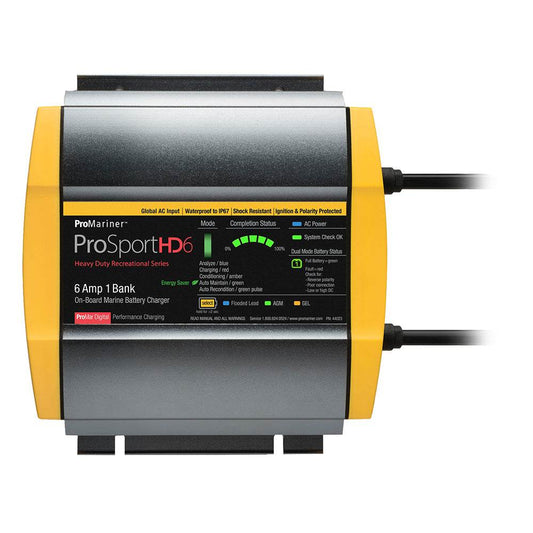 Suncoast Marine and Auto offers ProMariner ProSportHD 6 Global Gen 4 - 6 Amp - 1 Bank Battery Charger [44023]