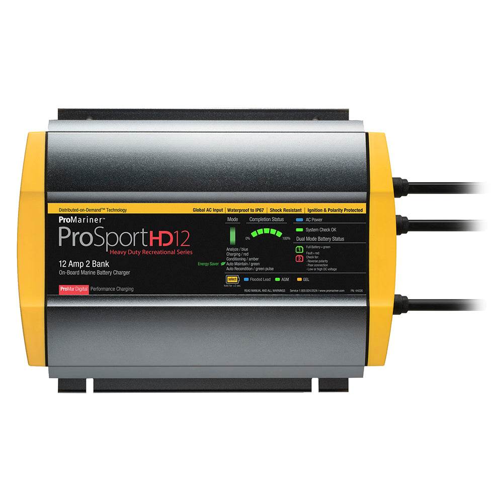 Suncoast Marine and Auto offers ProMariner ProSportHD 12 Global Gen 4 - 12 Amp - 2 Bank Battery Charger [44026]