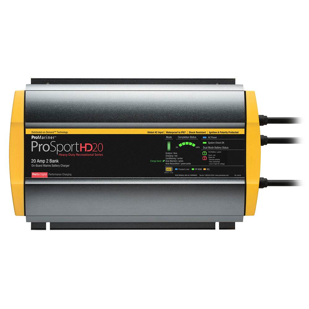 Suncoast Marine and Auto offers ProMariner ProSportHD 20 Global Gen 4 - 20 Amp - 2 Bank Battery Charger [44028]