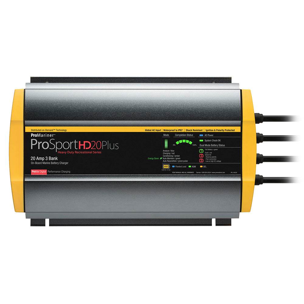 Suncoast Marine and Auto offers ProMariner ProSportHD 20 Plus Global Gen 4 - 20 Amp - 3-Bank Battery Charger [44029]