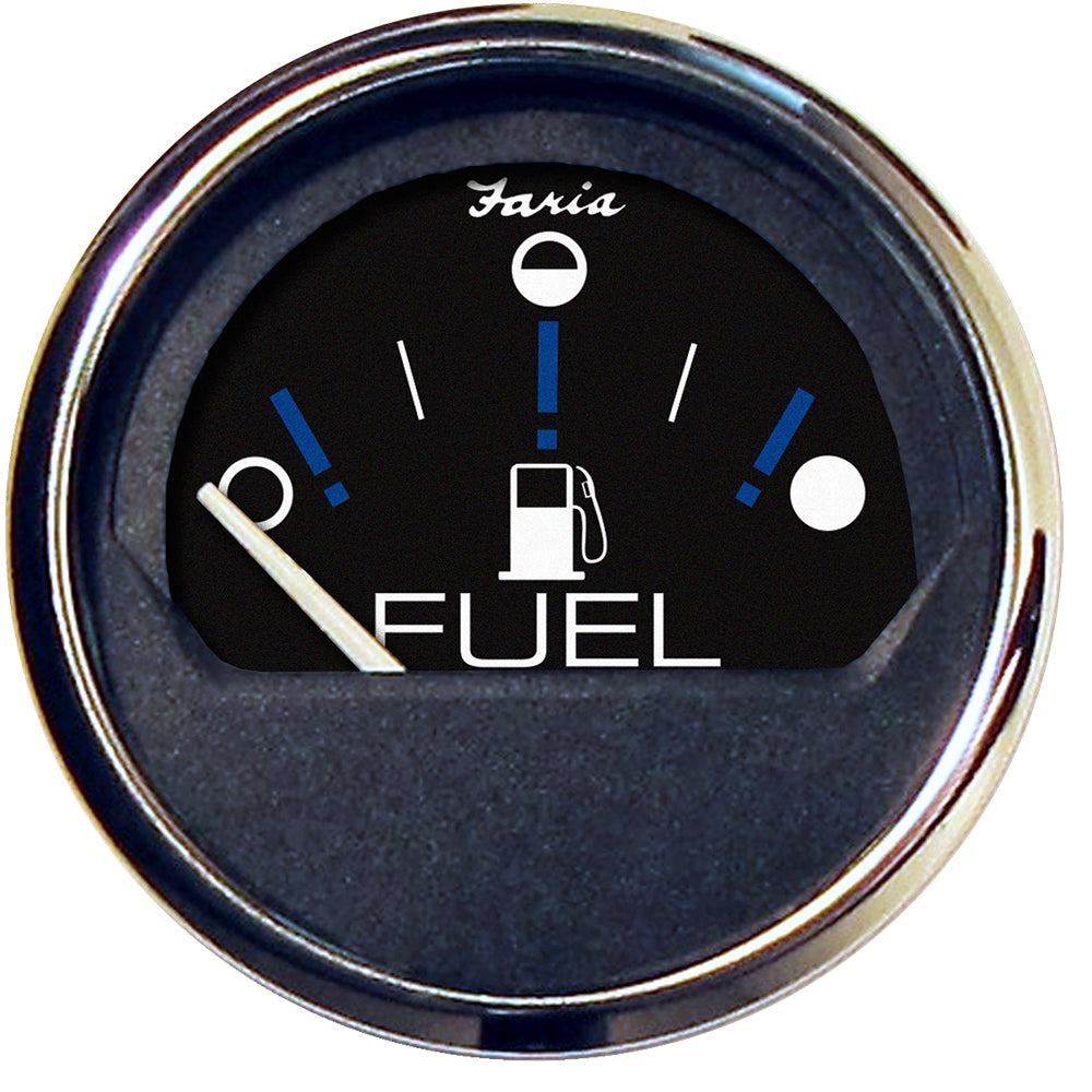 Suncoast Marine and Auto offers Faria Chesapeake Black 2" Fuel Level Gauge (Metric) [13721]