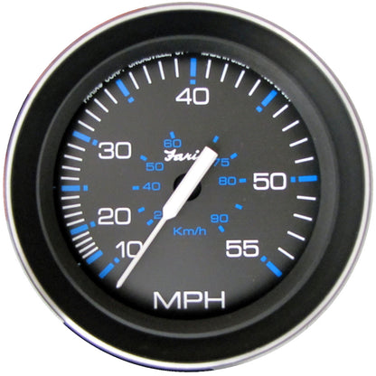 Suncoast Marine and Auto offers Faria Coral 4" Speedometer (55 MPH) (Pitot) [33009]