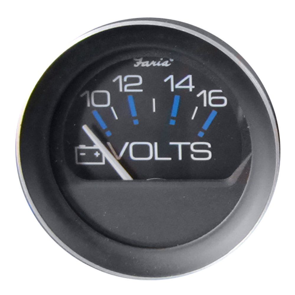 Suncoast Marine and Auto offers Faria Coral 2" Voltmeter (10-16 VDC) [13010]