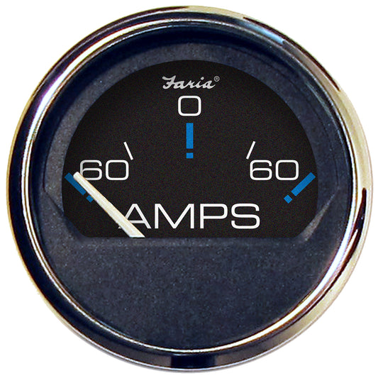 Suncoast Marine and Auto offers Faria Chesapeake Black 2" Ammeter Gauge (-60 to +60 AMPS) [13736]