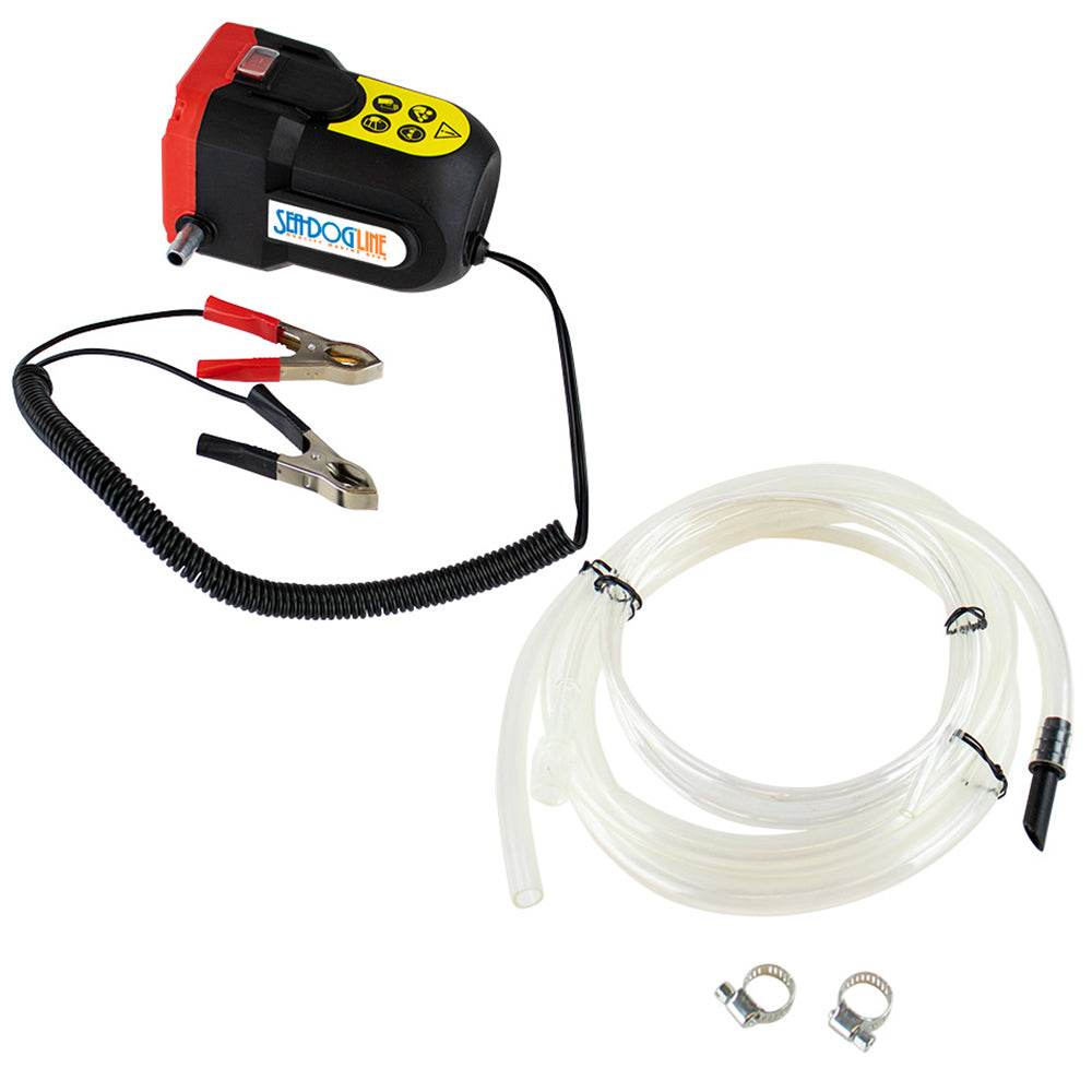 Suncoast Marine and Auto offers Sea-Dog Oil Change Pump w/Battery Clips - 12V [501072-3]