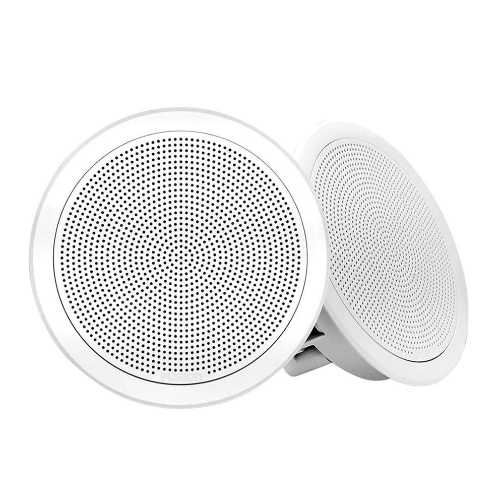 Suncoast Marine and Auto offers Fusion FM-F65RW FM Series 6.5" Flush Mount Round Marine Speakers - White Grill - 120W [010-02299-00]