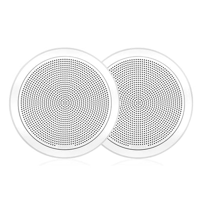 Suncoast Marine and Auto offers Fusion FM-F65RW FM Series 6.5" Flush Mount Round Marine Speakers - White Grill - 120W [010-02299-00]