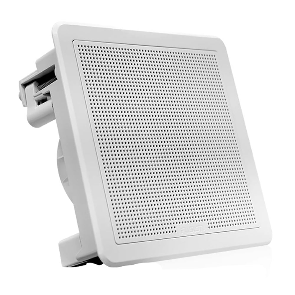 Suncoast Marine and Auto offers Fusion FM-65SW FM Series 6.5" 120 Flush Mount Square Marine Speakers - White Grill - 120W [010-02299-10]