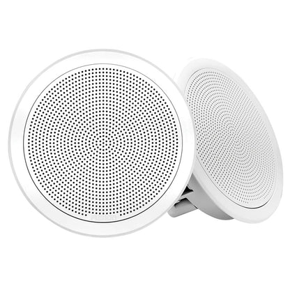 Suncoast Marine and Auto offers Fusion FM-F77RW FM Series 7.7" Flush Mount Round Marine Speakers - White Grill - 200W [010-02300-00]