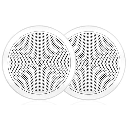 Suncoast Marine and Auto offers Fusion FM-F77RW FM Series 7.7" Flush Mount Round Marine Speakers - White Grill - 200W [010-02300-00]