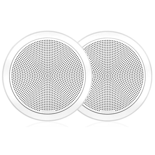 Suncoast Marine and Auto offers Fusion FM-F77RW FM Series 7.7" Flush Mount Round Marine Speakers - White Grill - 200W [010-02300-00]