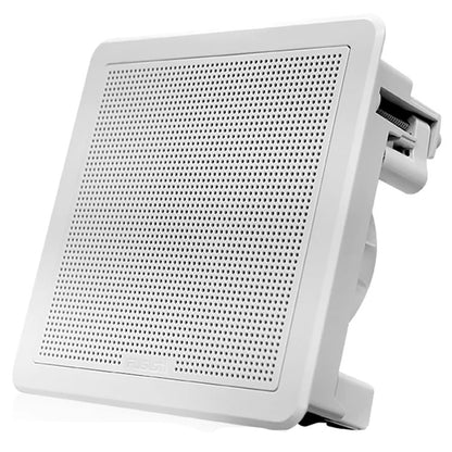 Suncoast Marine and Auto offers Fusion FM-F77SW FM Series 7.7" Flush Mount Square Marine Speakers - White Grill - 200W [010-02300-10]