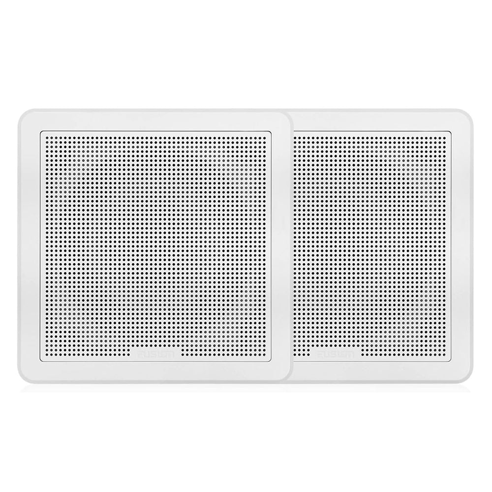 Suncoast Marine and Auto offers Fusion FM-F77SW FM Series 7.7" Flush Mount Square Marine Speakers - White Grill - 200W [010-02300-10]