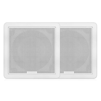 Suncoast Marine and Auto offers Fusion FM-F77SW FM Series 7.7" Flush Mount Square Marine Speakers - White Grill - 200W [010-02300-10]