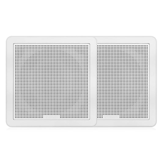 Suncoast Marine and Auto offers Fusion FM-F77SW FM Series 7.7" Flush Mount Square Marine Speakers - White Grill - 200W [010-02300-10]