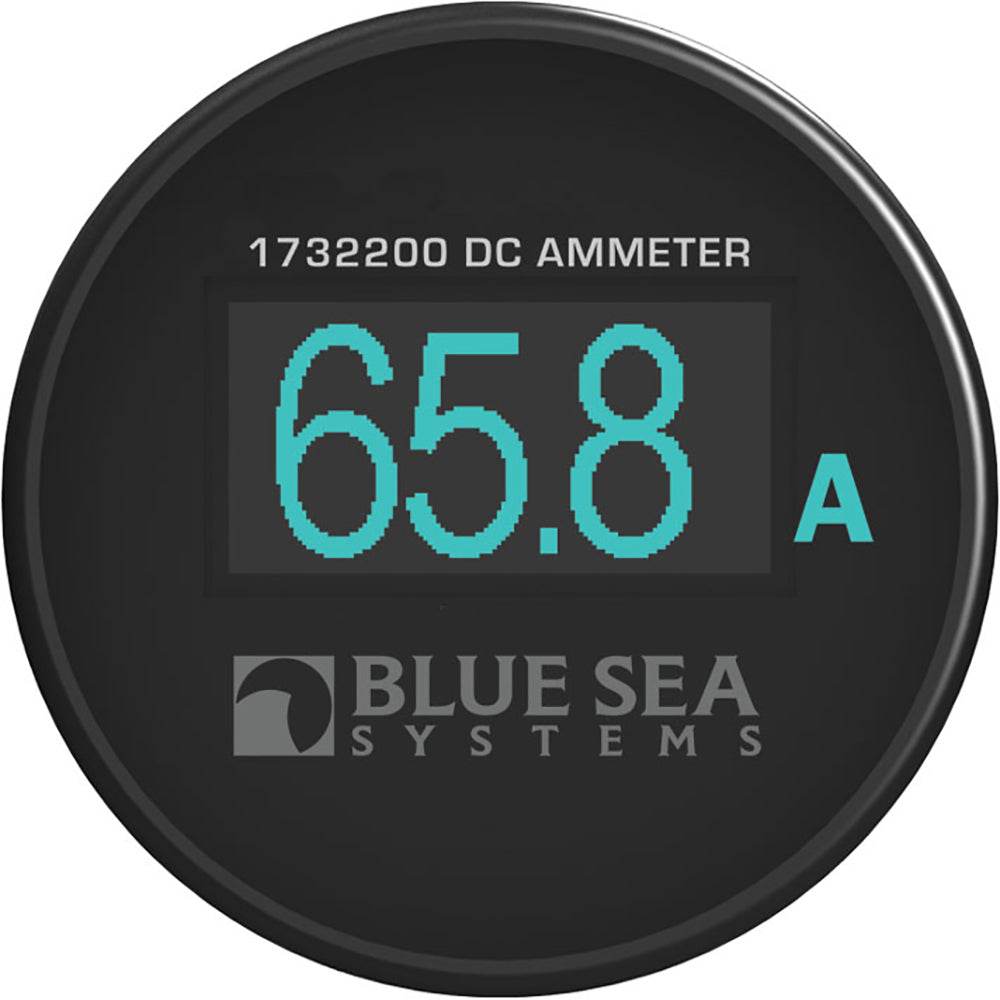 Suncoast Marine and Auto offers Blue Sea 1732200 Mini OLED Ammeter - Blue [1732200]