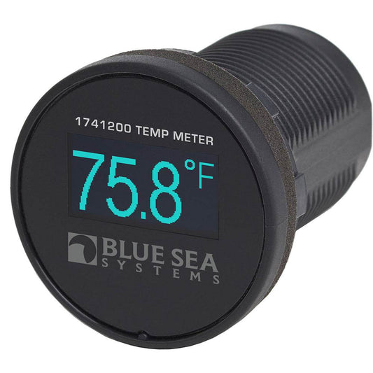 Suncoast Marine and Auto offers Blue Sea 1741200 Mini OLED Temperature Monitor - Blue [1741200]