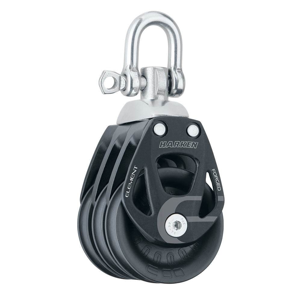 Suncoast Marine and Auto offers Harken 60mm Triple Aluminum Element Block w/Swivel [6272]