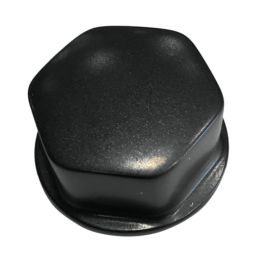 Suncoast Marine and Auto offers Schmitt Marine Faux Center Nut Black w/1/2" 5/8" M12 Base f/Cast Steering Wheels [CAP030B]